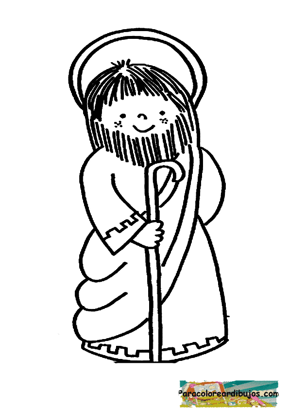 Dibujo san jose para colorear | Colorear dibujos Dibujo san jose para colorear | Colorear dibujos