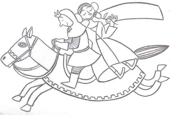 sant jordi Colouring Pages