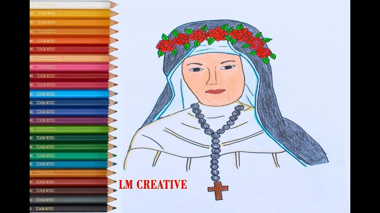 DIBUJO SANTA ROSA DE LIMA facil y rapido - Santa Rosa de Lima: Patrona de la PNP - YouTube DIBUJO SANTA ROSA DE LIMA facil y rapido - Santa Rosa de Lima: Patrona de la PNP - YouTube