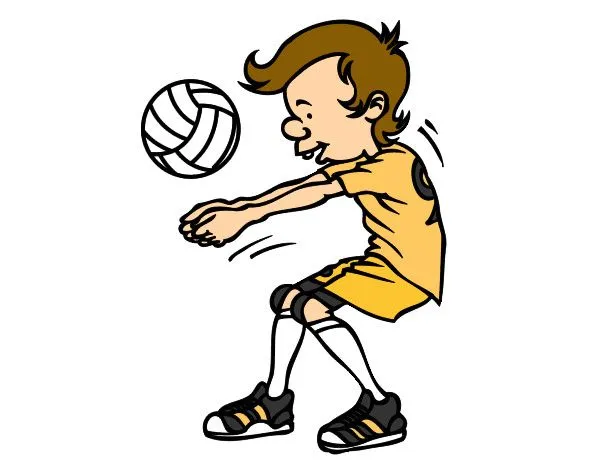 Dibujo de Saque de voleibol pintado por Charito en Dibujos.net el ...