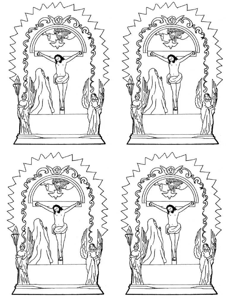 Dibujo Del Señor de Los Milagros | PDF