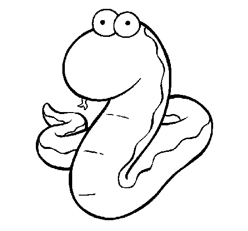 Dibujo de Serpiente cascabel para Colorear - Dibujos.net Dibujo de Serpiente cascabel para Colorear - Dibujos.net