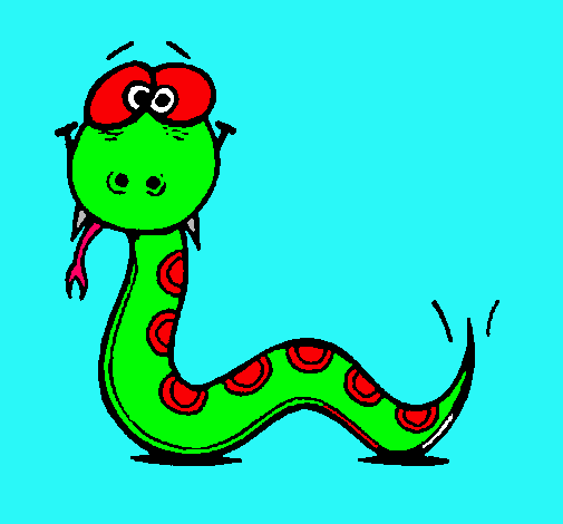 Dibujo de Serpiente 3 pintado por Vibora en Dibujos.net el día 14 ...