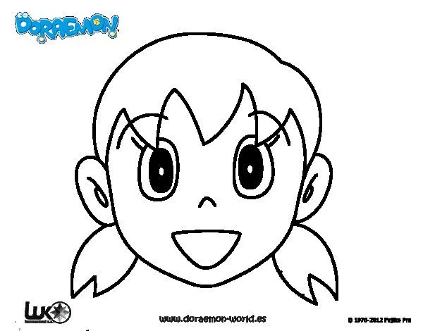 Dibujo de Shizuka para Colorear - Dibujos.net Dibujo de Shizuka para Colorear - Dibujos.net