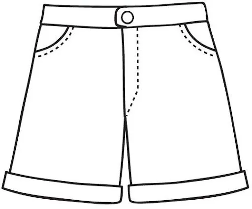 DIBUJO DE UNOS SHORTS PARA COLOREAR - Imagui DIBUJO DE UNOS SHORTS PARA COLOREAR - Imagui