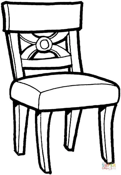 Dibujo de Silla de Cocina para colorear | Dibujos para colorear ... Dibujo de Silla de Cocina para colorear | Dibujos para colorear ...