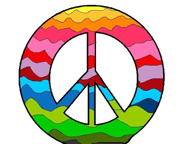 Dibujo de Símbolo de la paz pintado por Leea en Dibujos.net el día ...