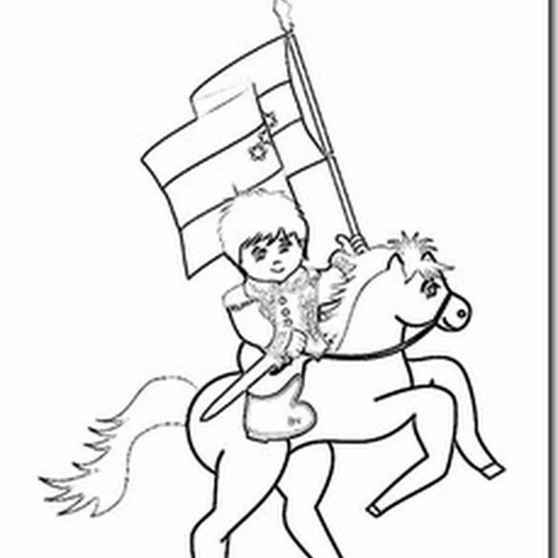 Dibujo de Simón Bolívar niño colorear y poema - Colorear dibujos infantiles Dibujo de Simón Bolívar niño colorear y poema - Colorear dibujos infantiles