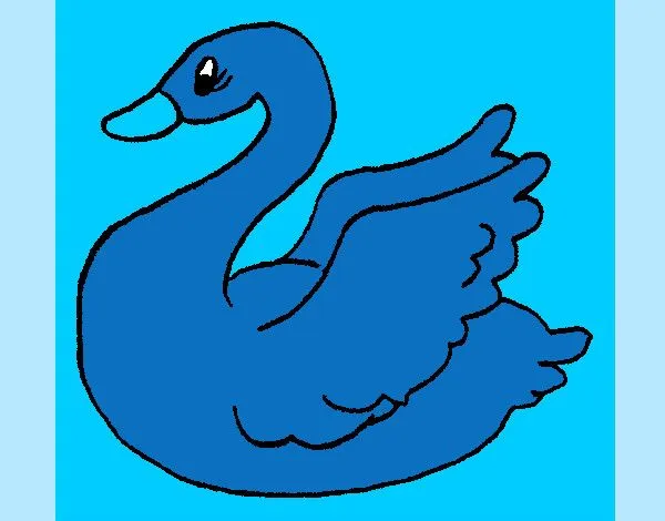 Dibujo de sisne azul pintado por 1518 en Dibujos.net el día 03-09 ... Dibujo de sisne azul pintado por 1518 en Dibujos.net el día 03-09 ...