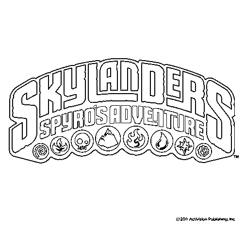 Dibujo de Skylanders para Colorear - Dibujos.net Dibujo de Skylanders para Colorear - Dibujos.net