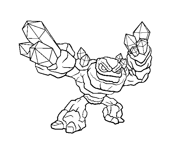 Dibujo de Skylanders Swap Force para Colorear - Dibujos.net Dibujo de Skylanders Swap Force para Colorear - Dibujos.net