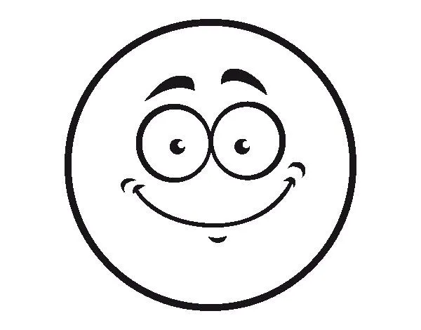 Dibujo de Smiley sonrisa para Colorear - Dibujos.net Dibujo de Smiley sonrisa para Colorear - Dibujos.net