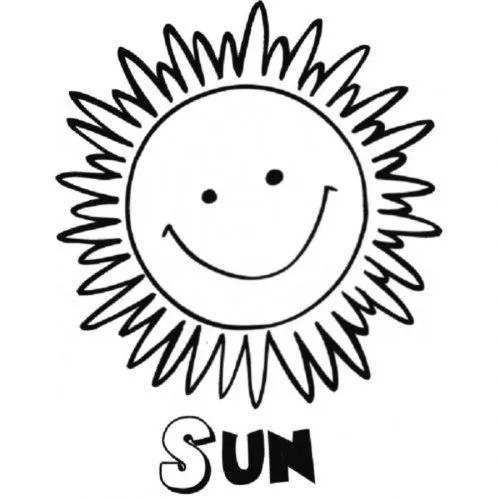 Dibujo de un sol para colorear - Dibujos para colorear del tiempo ... Dibujo de un sol para colorear - Dibujos para colorear del tiempo ...