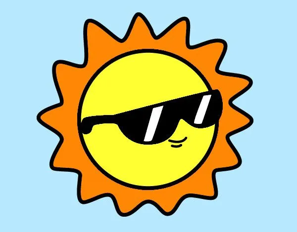 Dibujos de soles con gafas - Imagui