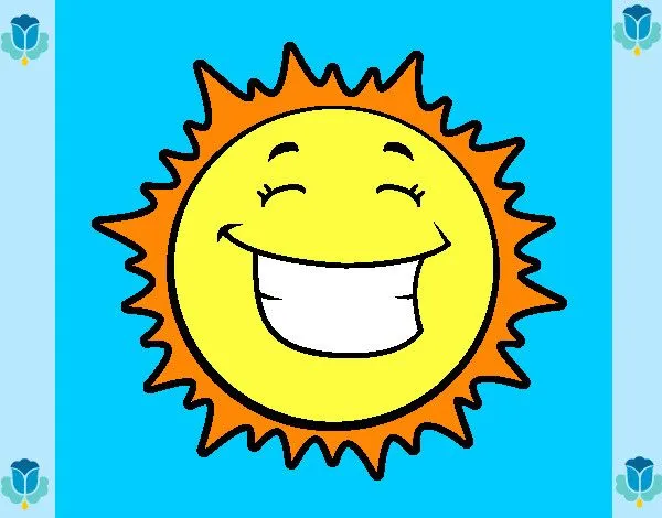 Dibujo de Sol sonriendo pintado por Tashaly en Dibujos.net el día ...