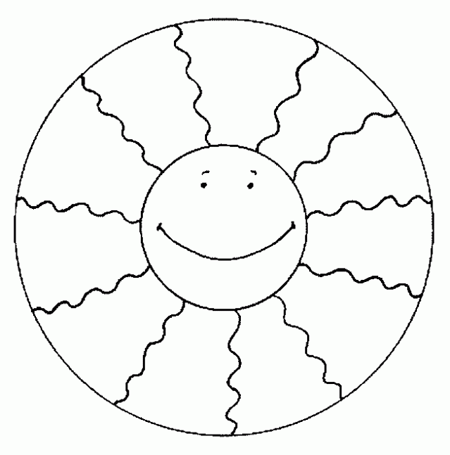 Dibujo de Soles para colorear. Dibujos infantiles de Soles ... Dibujo de Soles para colorear. Dibujos infantiles de Soles ...