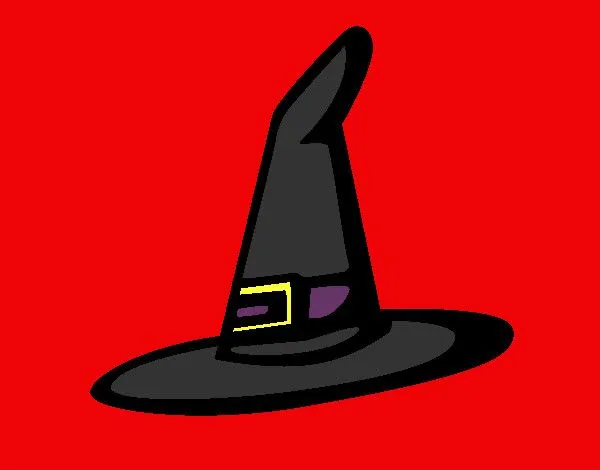 Dibujo de Sombrero de bruja pintado por Anabella81 en Dibujos.net ... Dibujo de Sombrero de bruja pintado por Anabella81 en Dibujos.net ...