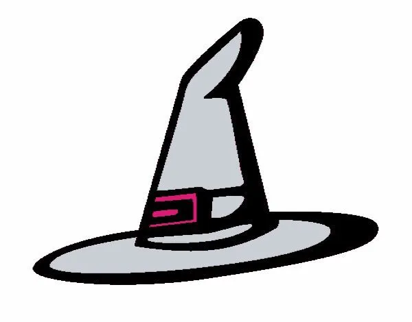 Dibujo de Sombrero de bruja pintado por Potte en Dibujos.net el ... Dibujo de Sombrero de bruja pintado por Potte en Dibujos.net el ...