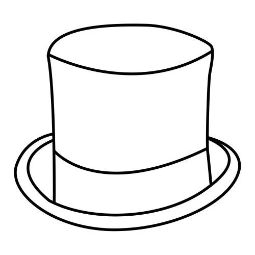 Sombreros para colorear e imprimir - Imagui