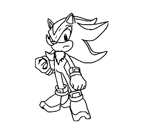 Dibujo de Sonic para Colorear - Dibujos.net