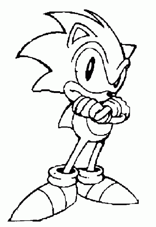 Dibujos para colorear de sonic - Imagui