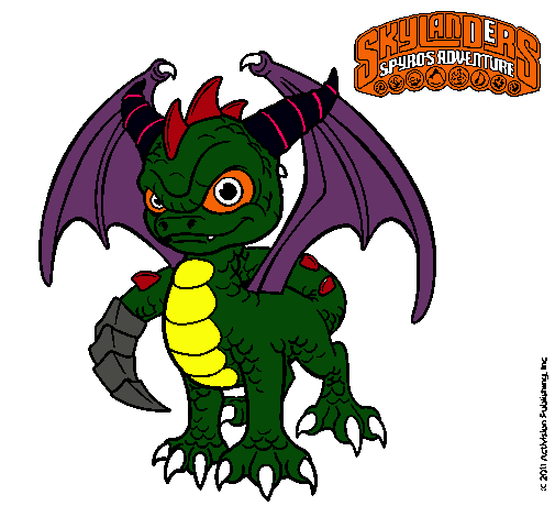 Dibujo de Spyro pintado por Lucario en Dibujos.net el día 22-12-11 ... Dibujo de Spyro pintado por Lucario en Dibujos.net el día 22-12-11 ...