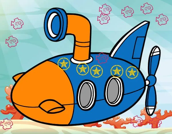 Dibujo de Submarino pintado por Asgard4 en Dibujos.net el día 07 ... Dibujo de Submarino pintado por Asgard4 en Dibujos.net el día 07 ...