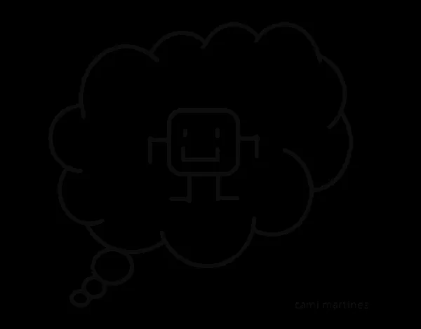 Dibujo de Sueño para Colorear - Dibujos.net Dibujo de Sueño para Colorear - Dibujos.net