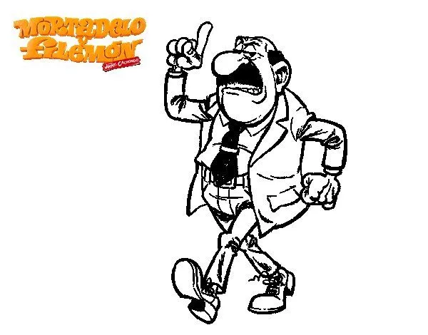 Dibujo de El Súper para Colorear - Dibujos.net Dibujo de El Súper para Colorear - Dibujos.net