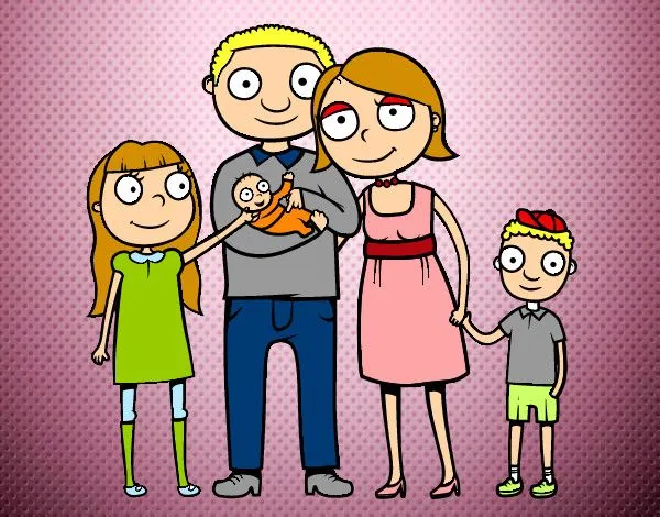 Dibujo de la super familia pintado por Vega218 en Dibujos.net el ...