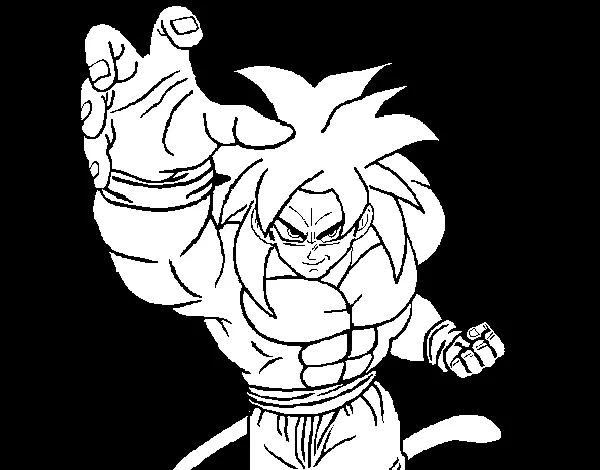Dibujo de Superguerrero para Colorear - Dibujos.net Dibujo de Superguerrero para Colorear - Dibujos.net