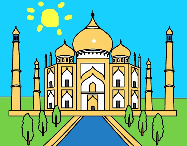 Dibujo de El Taj Mahal pintado por en Dibujos.net el día 23-04-15 ... Dibujo de El Taj Mahal pintado por en Dibujos.net el día 23-04-15 ...