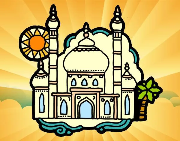 Dibujo de taj mahal pintado por Yraya en Dibujos.net el día 16-06 ... Dibujo de taj mahal pintado por Yraya en Dibujos.net el día 16-06 ...