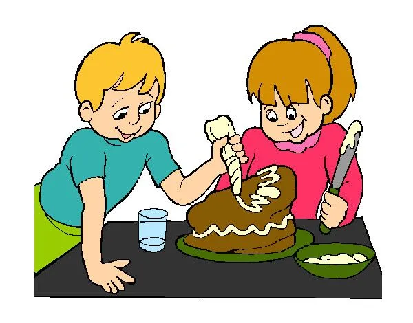 Dibujo de Haciendo una tarta pintado por Anniemch en Dibujos.net ... Dibujo de Haciendo una tarta pintado por Anniemch en Dibujos.net ...