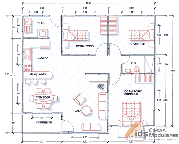 Dibujo tecnico planos de casas - Imagui
