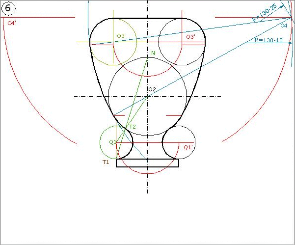 Dibujo Técnico: Problemas de tangencias y enlaces. Ovoide.