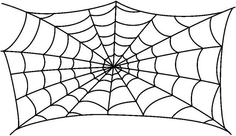 Telaraña para colorear - Imagui