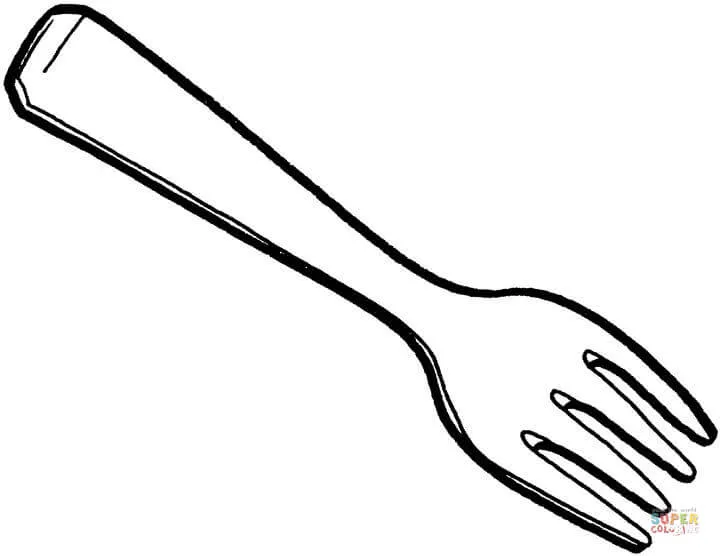 Dibujo de Tenedor Cuchara y Cuchillo para colorear | Dibujos para ... Dibujo de Tenedor Cuchara y Cuchillo para colorear | Dibujos para ...