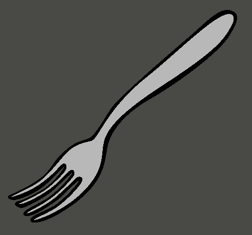 Dibujo de Tenedor pintado por Anma en Dibujos.net el día 05-07-11 ...
