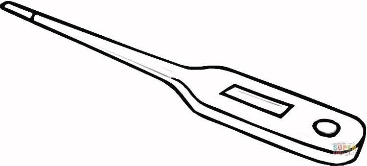 Dibujo de Termómetro Digital para colorear | Dibujos para colorear ... Dibujo de Termómetro Digital para colorear | Dibujos para colorear ...