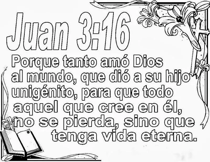 Dibujo de Texto Biblico para colorear ~ Dibujos Cristianos Para ... Dibujo de Texto Biblico para colorear ~ Dibujos Cristianos Para ...