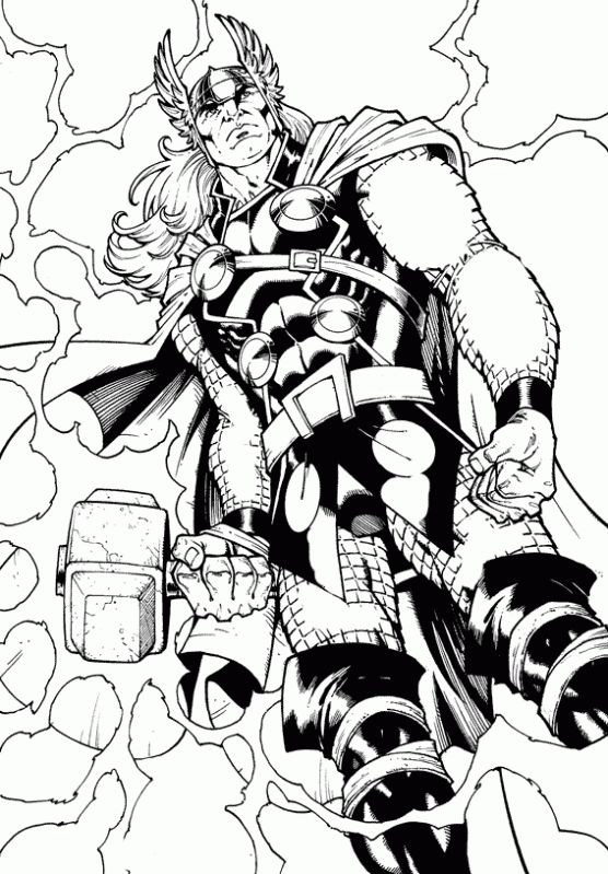 colorear-thor-3-dibujos- ...