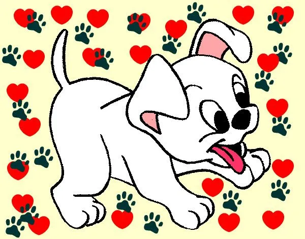 Dibujo de QUE TIERNO PERRITO! <3 <3 pintado por Bianca_123 en ... Dibujo de QUE TIERNO PERRITO! <3 <3 pintado por Bianca_123 en ...