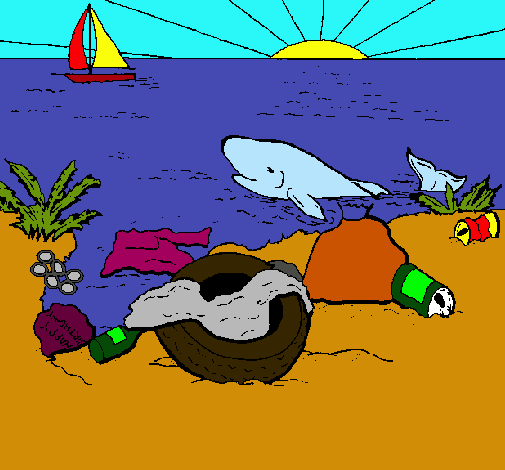 Dibujo de Tierra contaminada pintado por Junior en Dibujos.net el ...