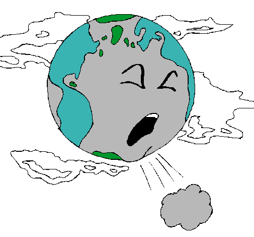 Dibujo de la tierra para colorear enferma - Imagui