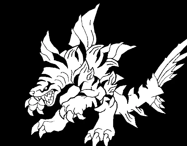 Dibujo de Tigershark para Colorear - Dibujos.net Dibujo de Tigershark para Colorear - Dibujos.net