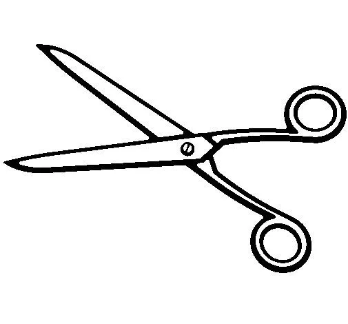 Dibujo de Tijeras 1 para Colorear - Dibujos.net Dibujo de Tijeras 1 para Colorear - Dibujos.net