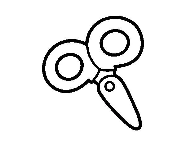 Dibujo de Tijeras para niños para Colorear - Dibujos.net Dibujo de Tijeras para niños para Colorear - Dibujos.net