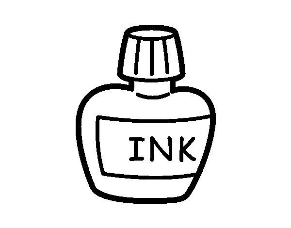 Dibujo de Tinta china para Colorear - Dibujos.net Dibujo de Tinta china para Colorear - Dibujos.net