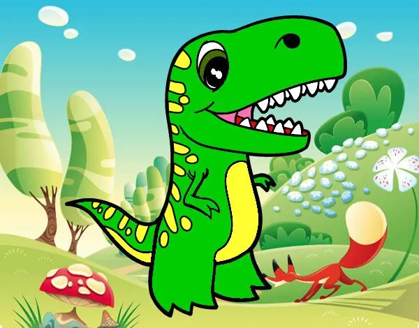 Dibujo de Tiranosaurio bebé pintado por Mariana233 en Dibujos.net ...